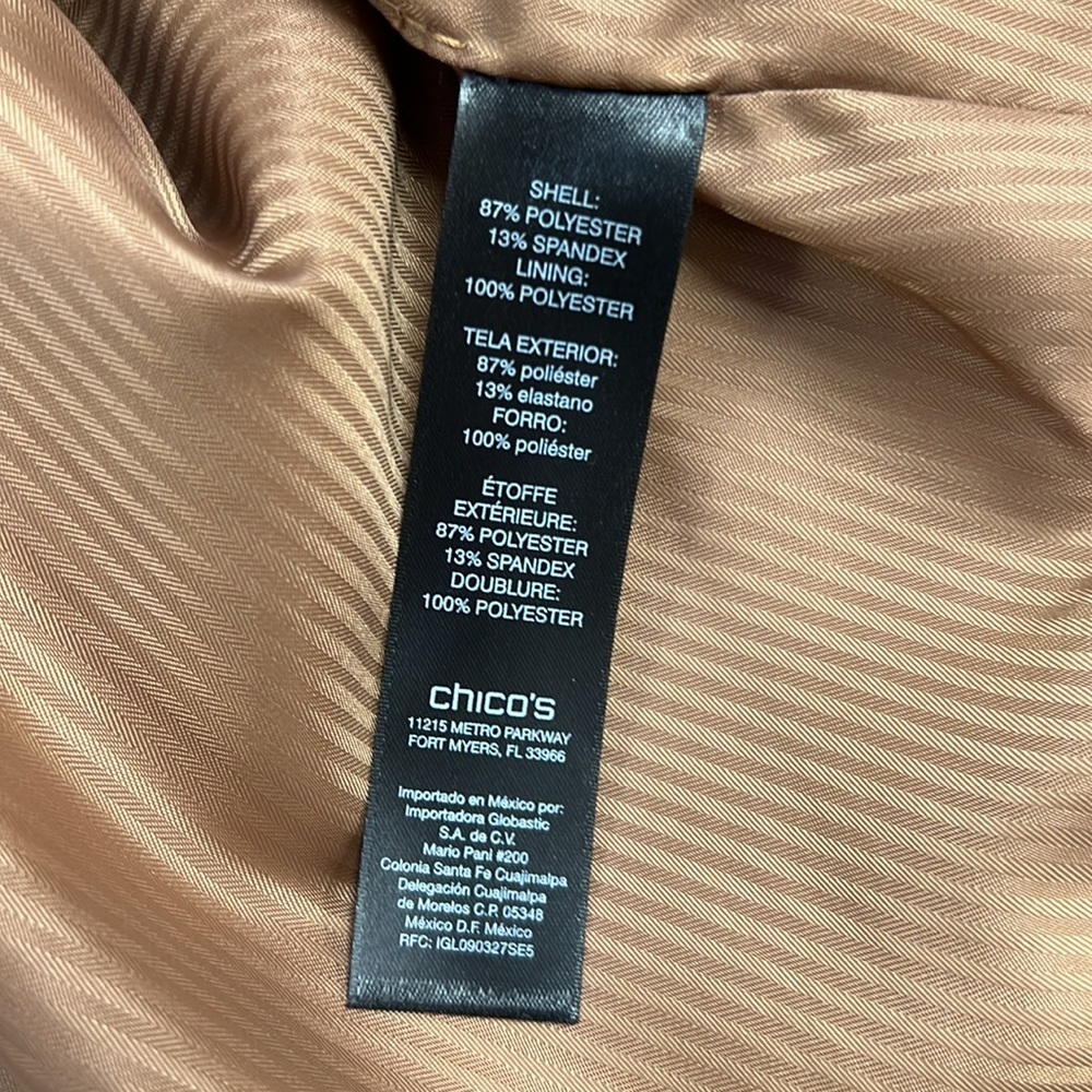 Black Label by Chico’s Faux Suede Vest - Picture 6 of 7